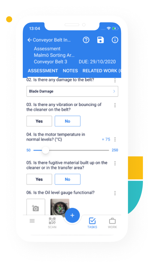 Mobile screenshot of Assessment Input Result - Smart Forms