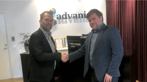 Handshake between App4mation and Advania director