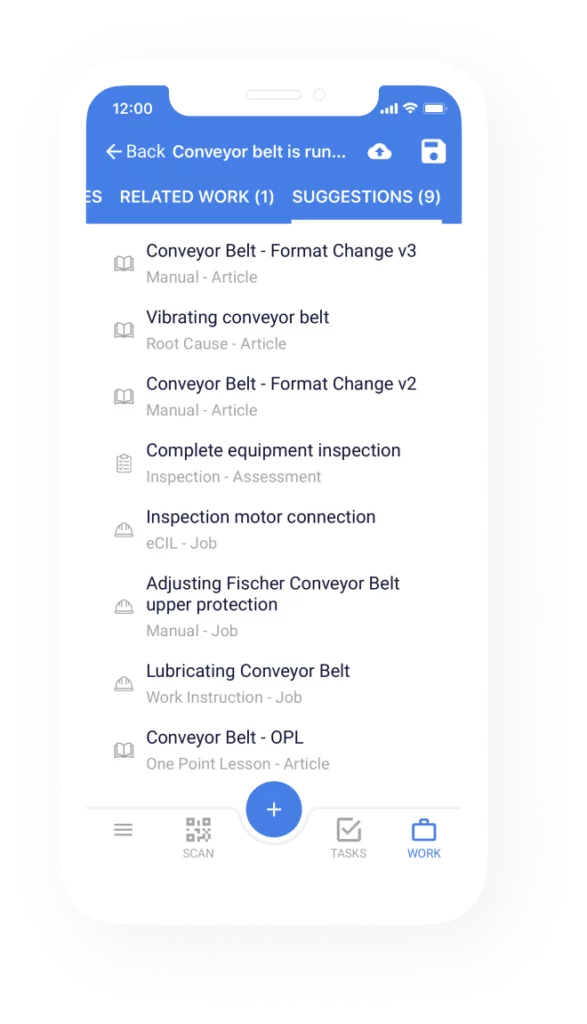 4Industry Connected Worker in your Factory Suggested Deviation