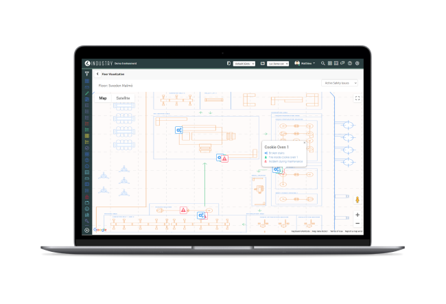 Safety in Manufacturing 4Industry dashboard